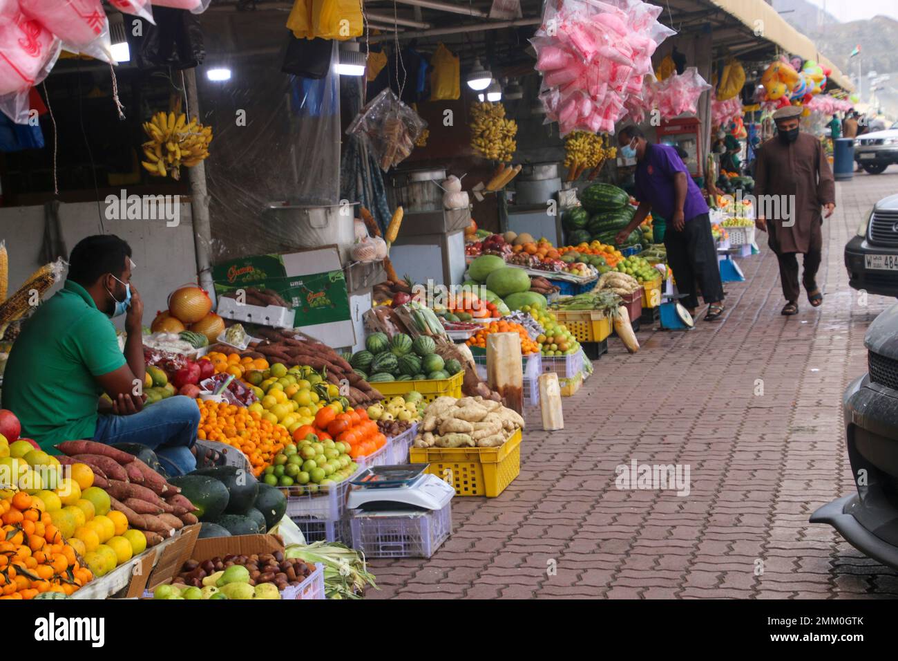 Fruit and vegetable market, Sharjah, Dubai, UAE Stock Photo Alamy