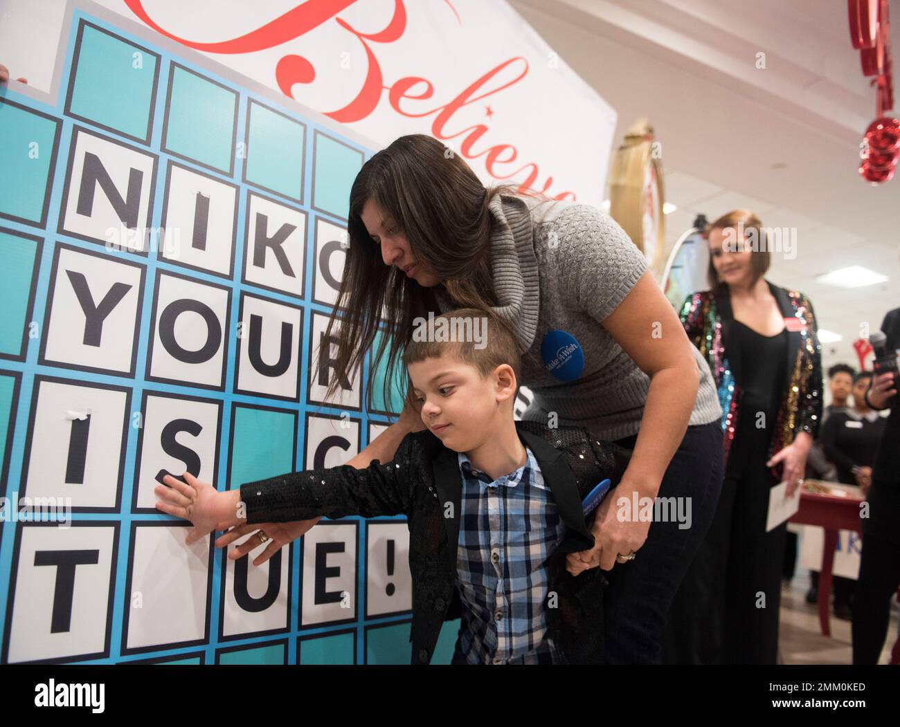 IMAGE DISTRIBUTED FOR MACY'S Wish Kid Nikolas, 4, whose wish is to