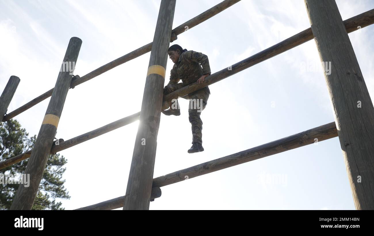 Pfc. Sharon Sweet, member of Squad 5, representing Medical Center of
