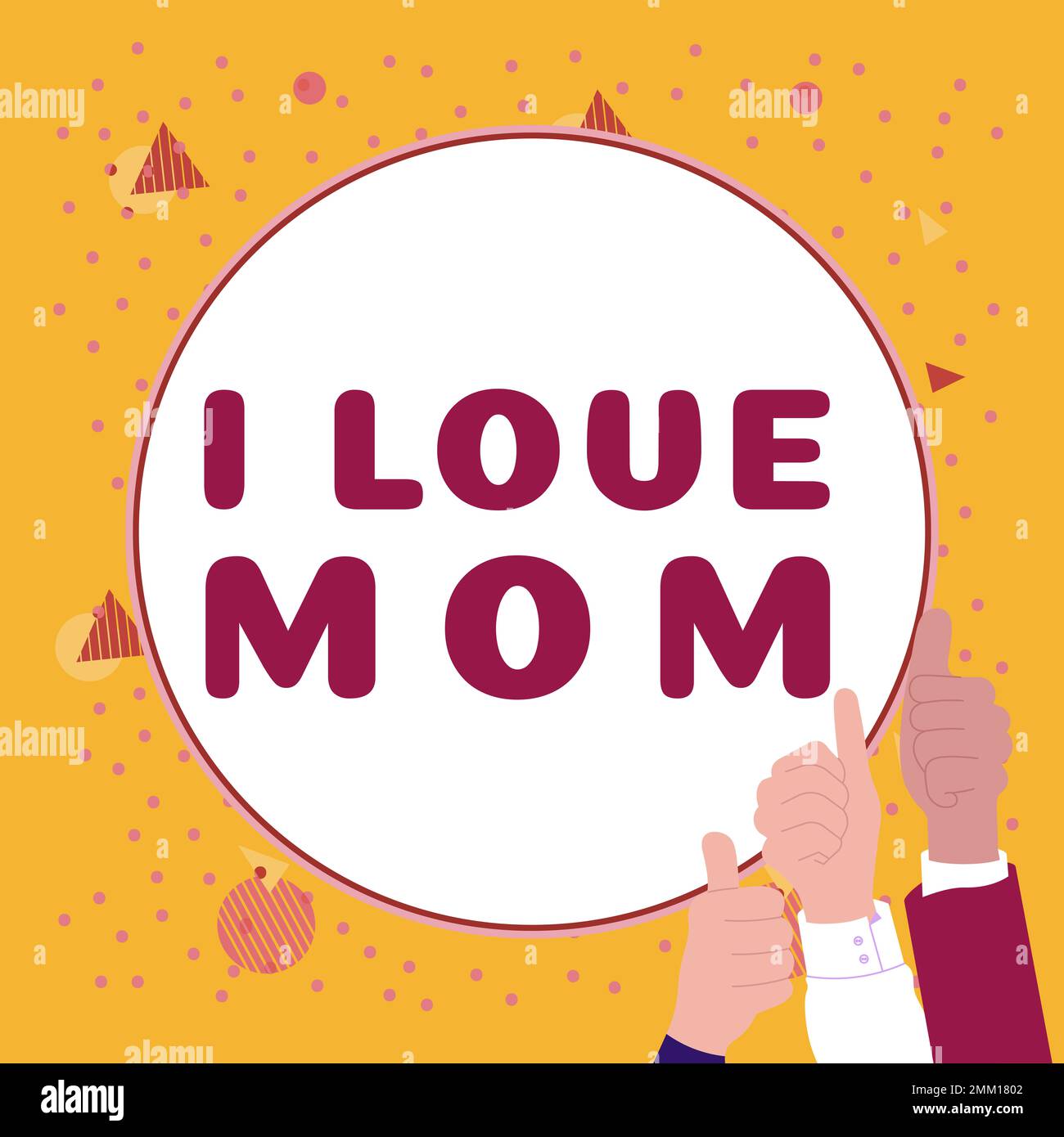 https://c8.alamy.com/comp/2MM1802/conceptual-caption-i-love-mom-conceptual-photo-good-feelings-about-my-mother-affection-loving-happiness-2MM1802.jpg