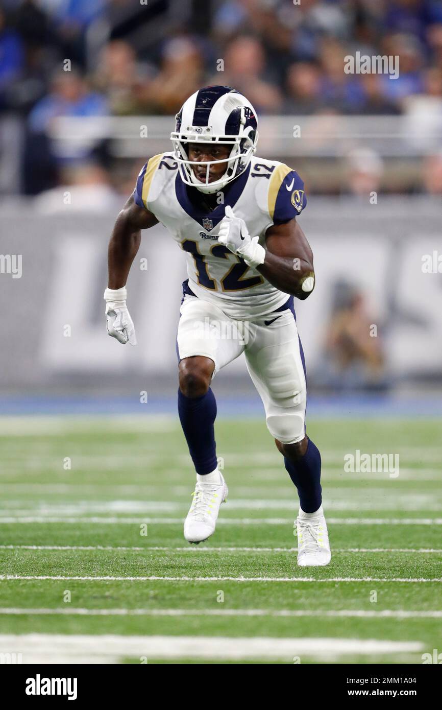 Los Angeles Rams wide receiver Brandin Cooks runs a route against the ...