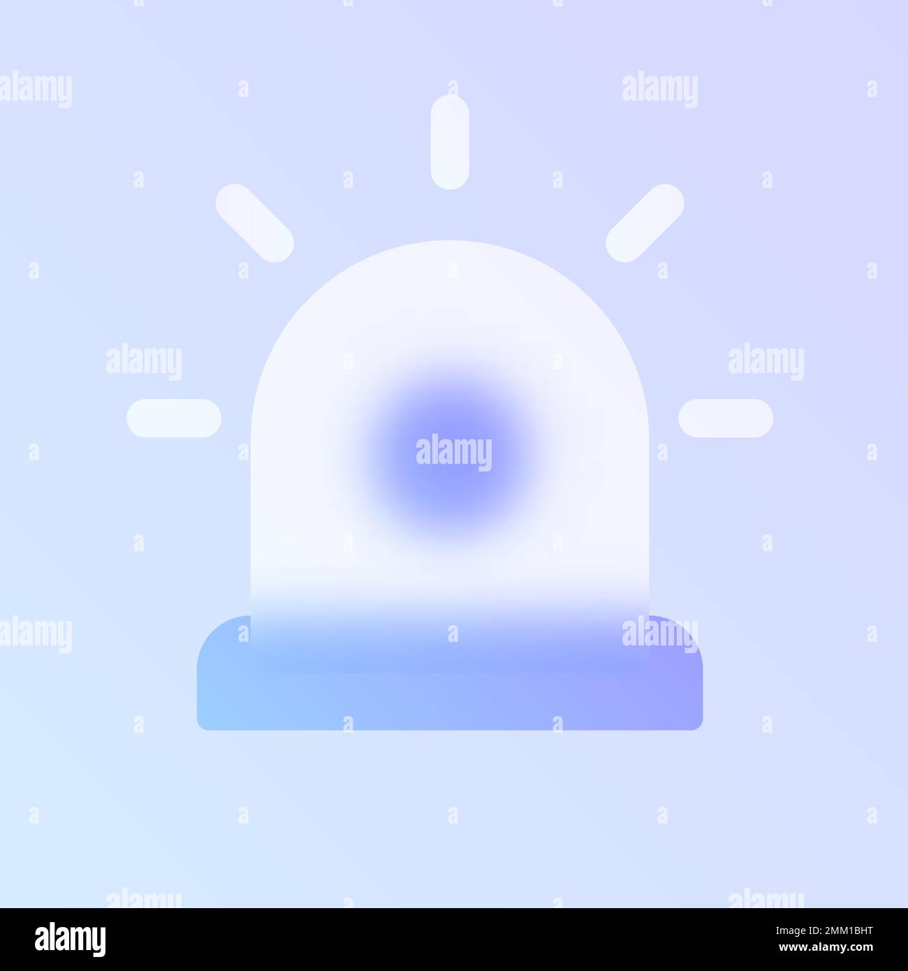 flasher glass morphism trendy style icon Stock Vector