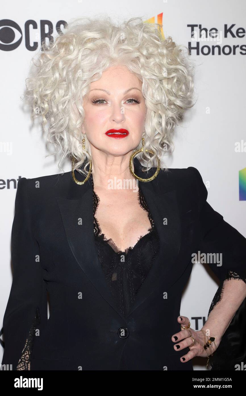 Cyndi Lauper attends the 41st Annual Kennedy Center Honors at The