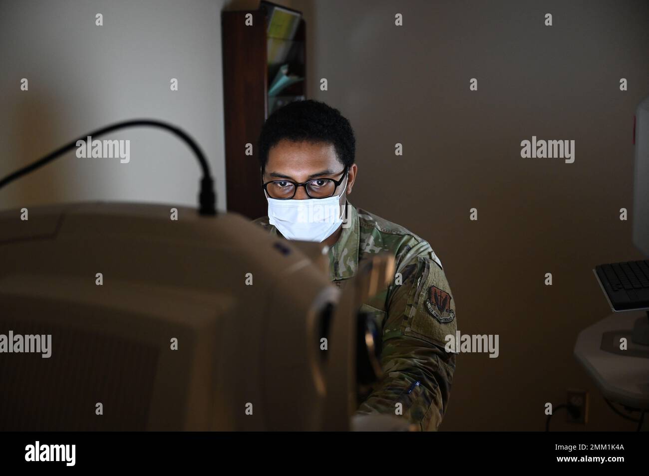 U.S. Air Force Senior Airman Erick Diaz, 633d Medical Group optometry