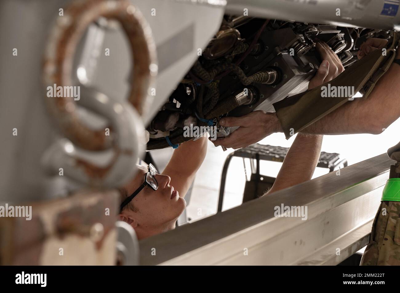 U.S. Air Force Airman First Class with the 1st Maintenance Squadron at ...