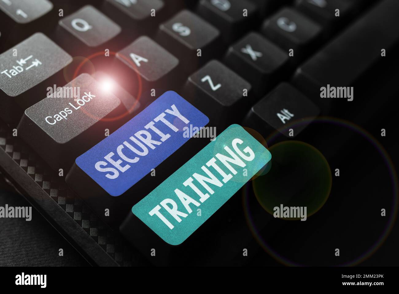 Text caption presenting Security Training. Business idea providing security awareness training for end users Stock Photo