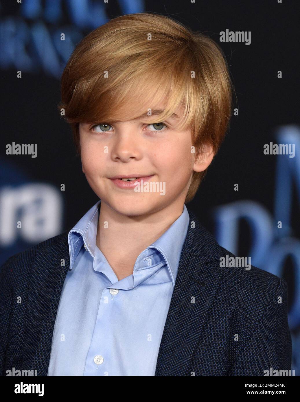 Joel Dawson, a cast member in “Mary Poppins Returns,” poses at the