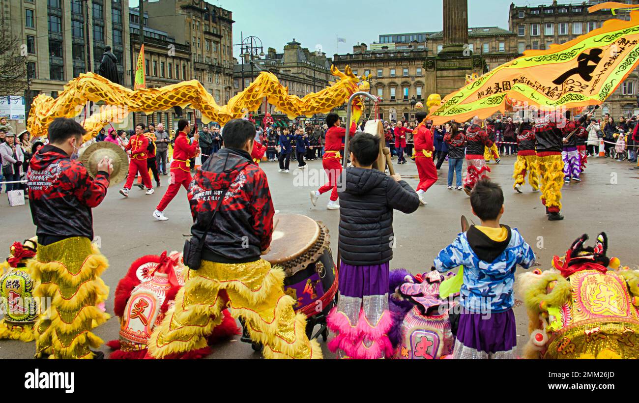 Glasgow, Scotland, UK 29th January, 2023. Year of the Rabbit ...
