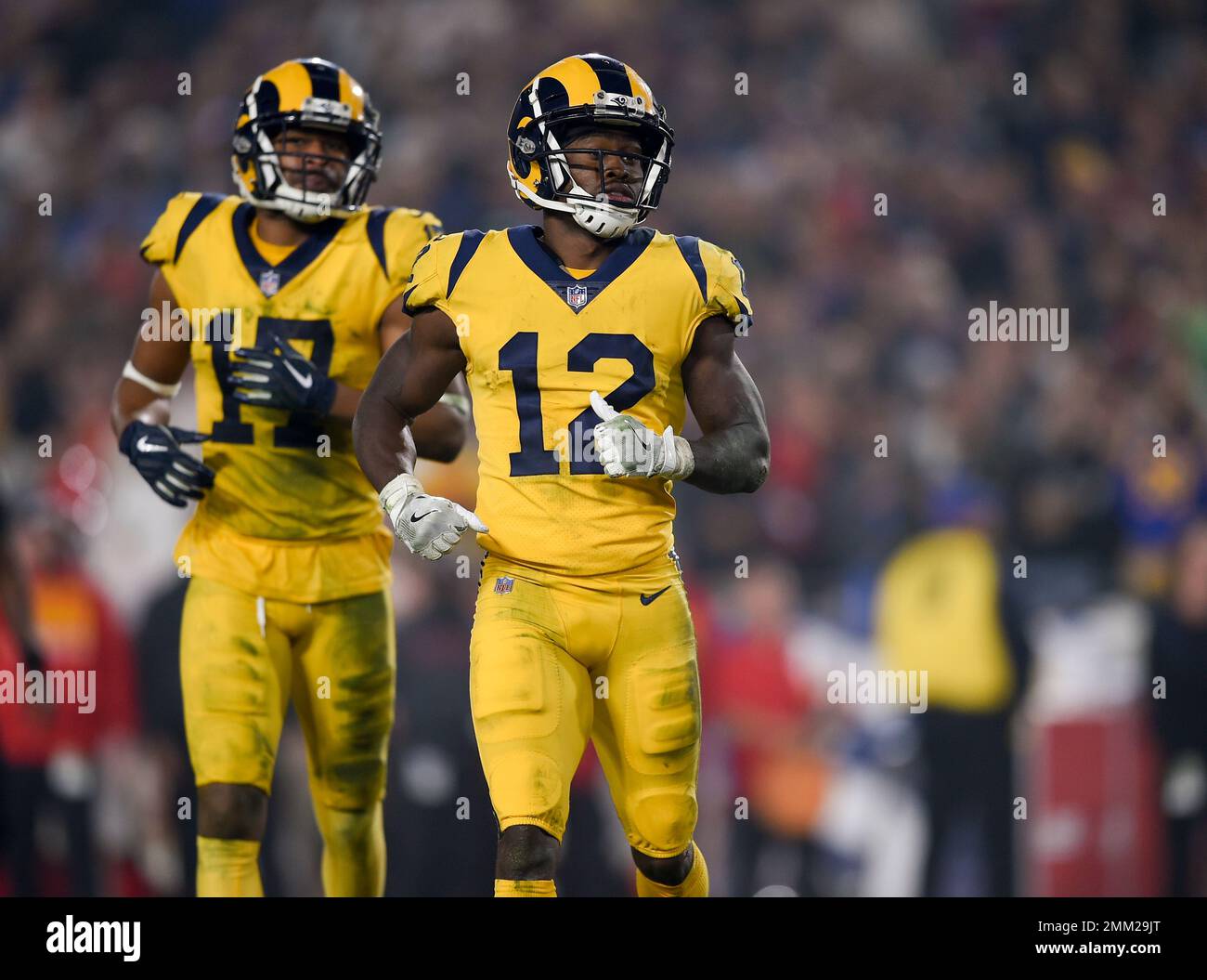 Los Angeles Rams wide receiver Brandin Cooks, right, and wide receiver ...