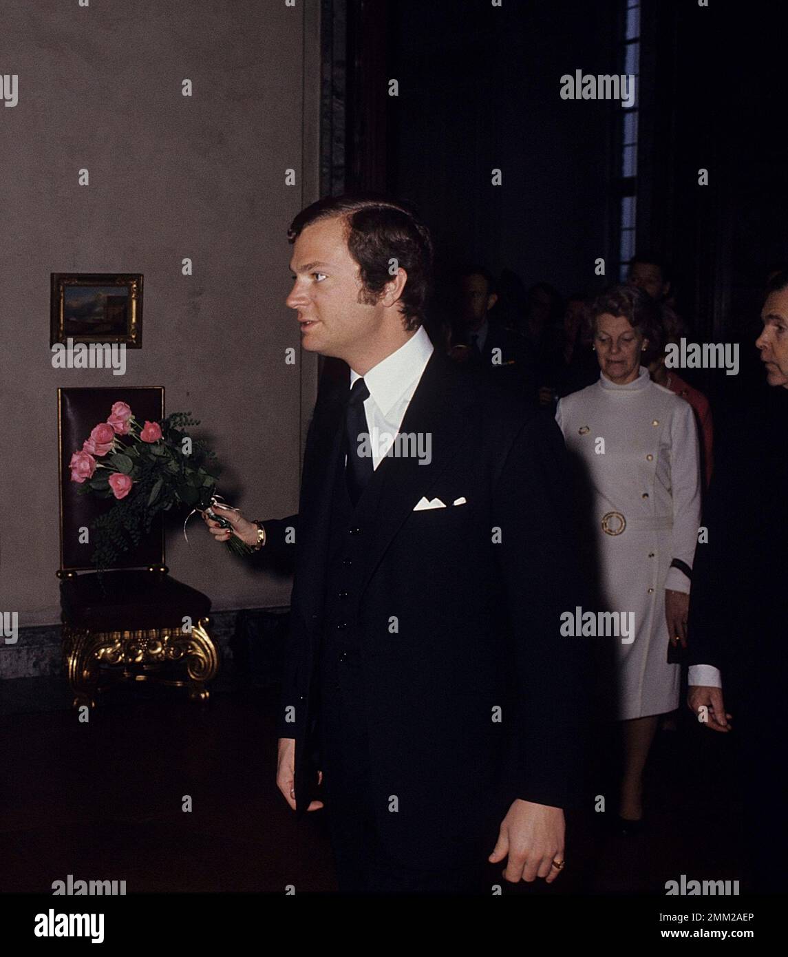 Carl XVI Gustaf, King of Sweden. Born 30 april 1946. 1973 Stock Photo