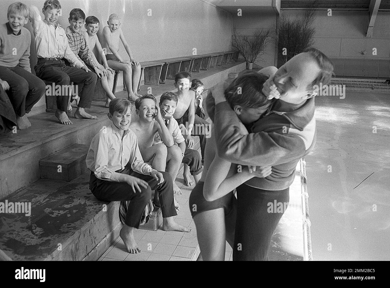 Carl XVI Gustaf, King of Sweden. Born 30 april 1946. Pictured being 14 years old as a school boy at Sigtuna humanistiska läroverk private school 1960. ref 706/60 Stock Photo