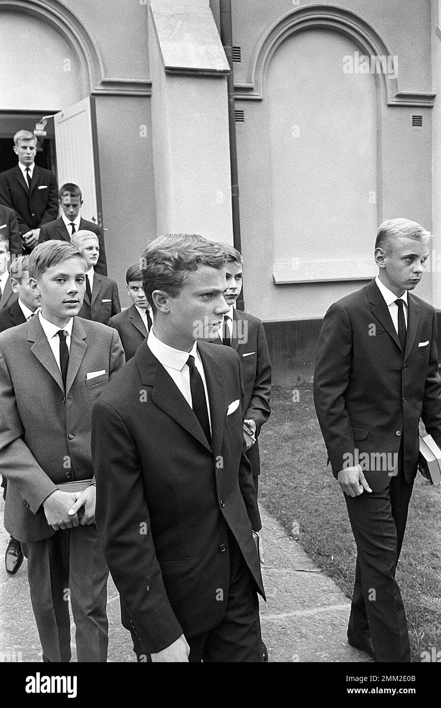 Carl XVI Gustaf, King of Sweden. Born 30 april 1946. Picture taken in connection with his confirmation 21 july 1962 at Borgholms church on the island of Öland. ref SC1020 Stock Photo