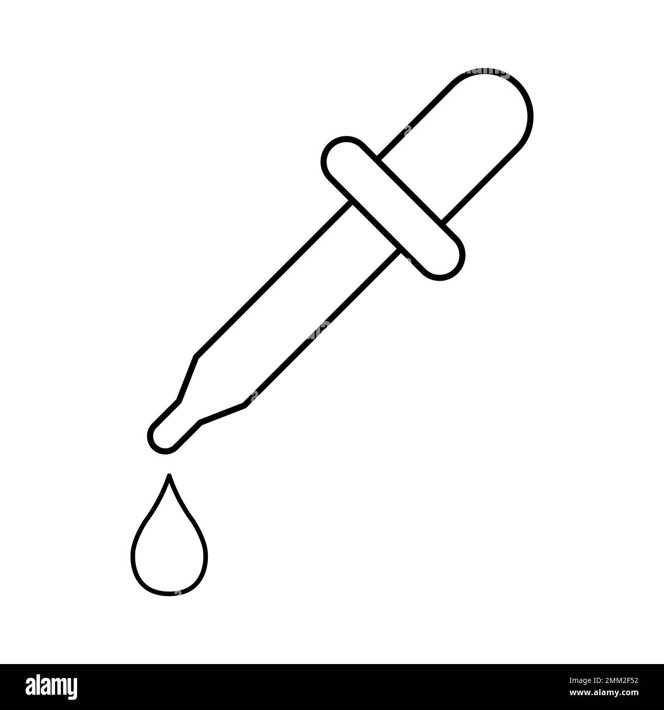 Dropper liquid icon, medicine health tool web symbol, test fluid design