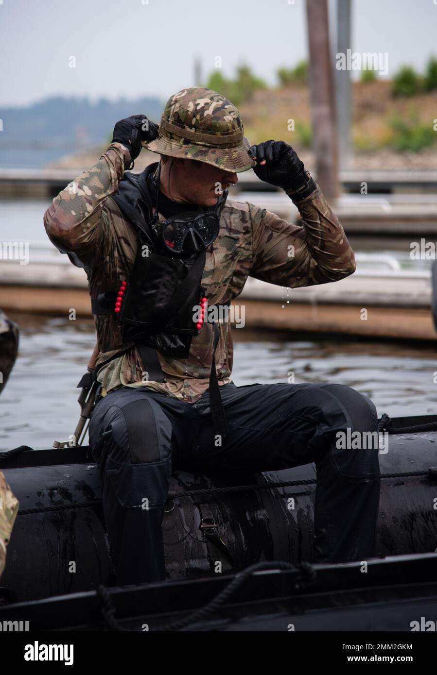 A Reserve Citizen Airman from the 304th Rescue Squadron participates in ...