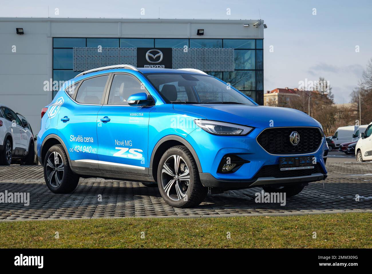 OSTRAVA, CZECH REPUBLIC - JANUARY 29, 2023: Chinese MG ZS crossover vehicle  presented at dealership Stock Photo - Alamy