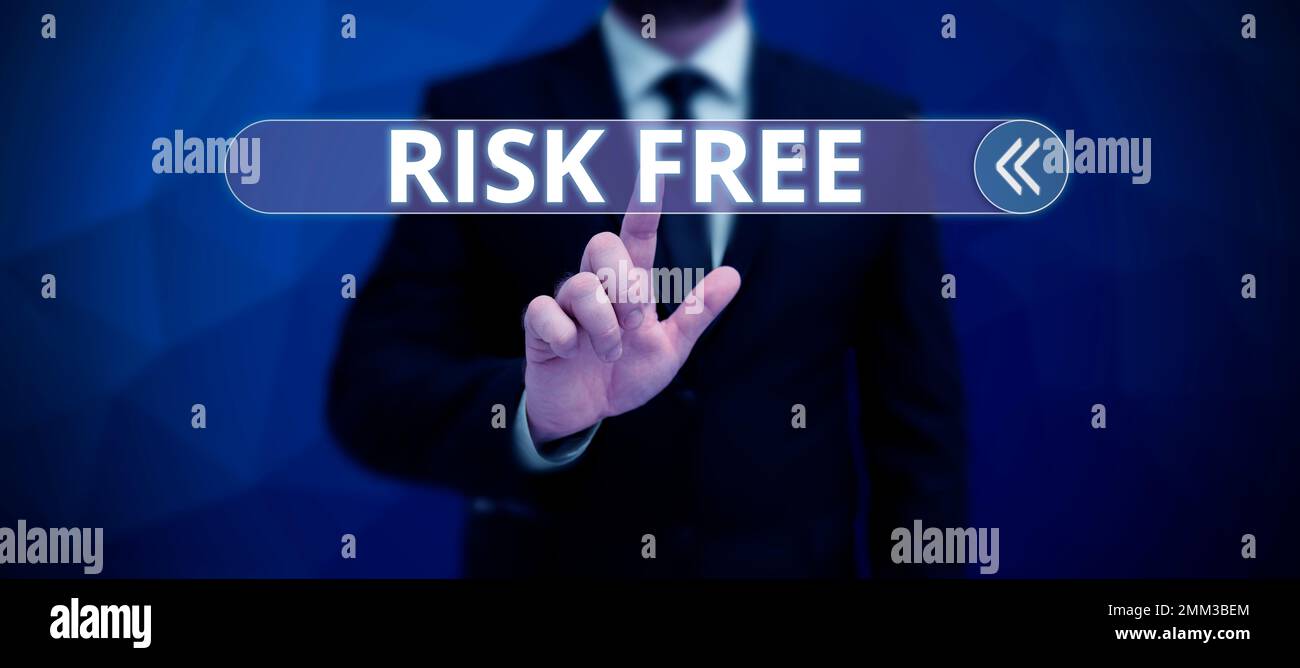 Signs For Not Risks Inspiration showing sign Risk Free. Internet Concept used to describe ...