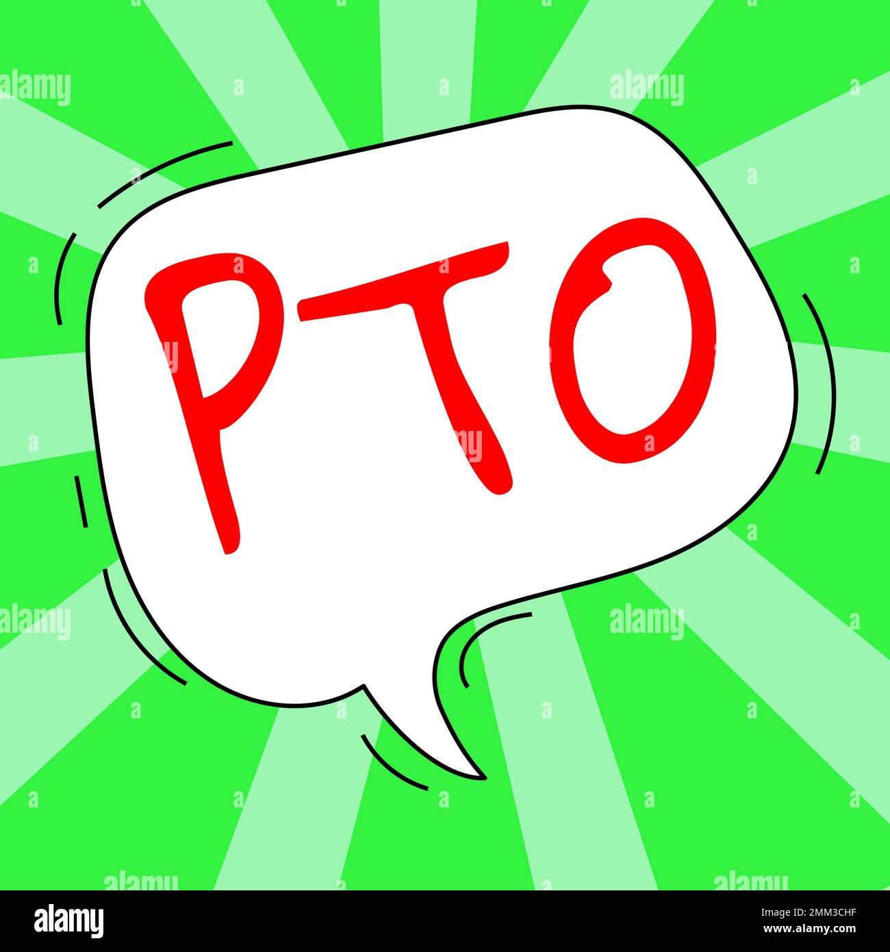 Hand writing sign Pto Internet Concept Employer grants compensation