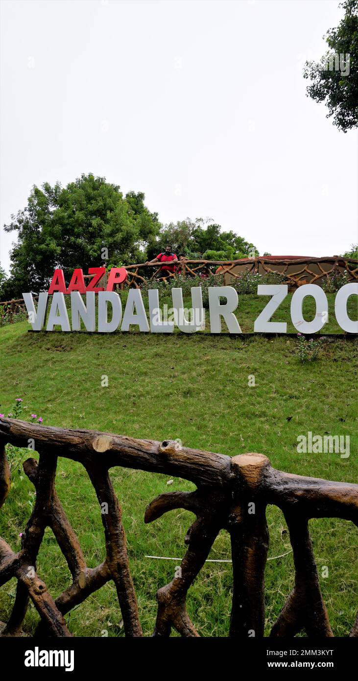 Vandalur,Tamilnadu,India-October 04 2022: Arignar Anna Zoological Park ...