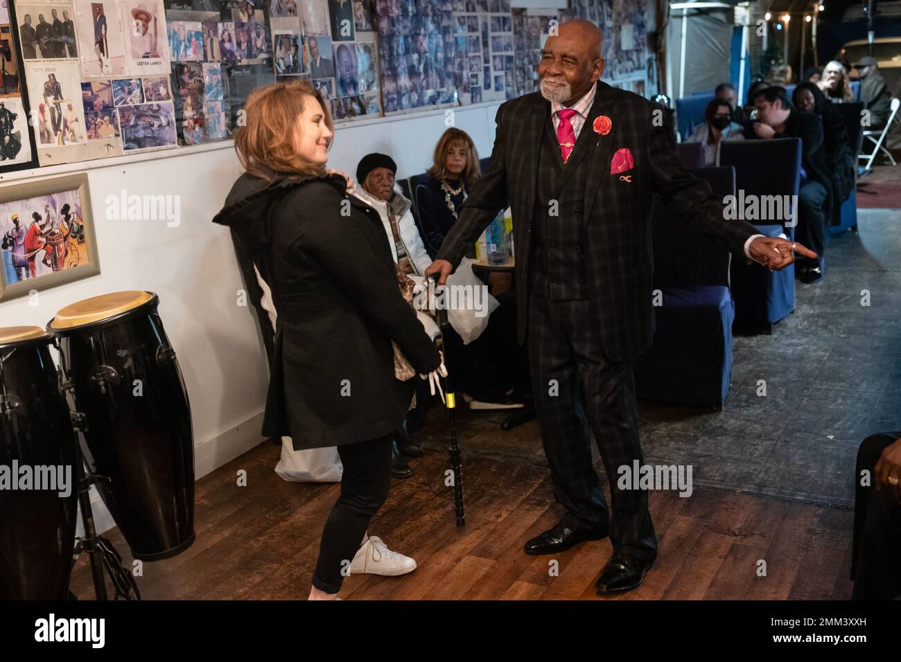 Los Angeles, California/USA Jan 1, 2023 The Franklin Bell’s Blues is held every