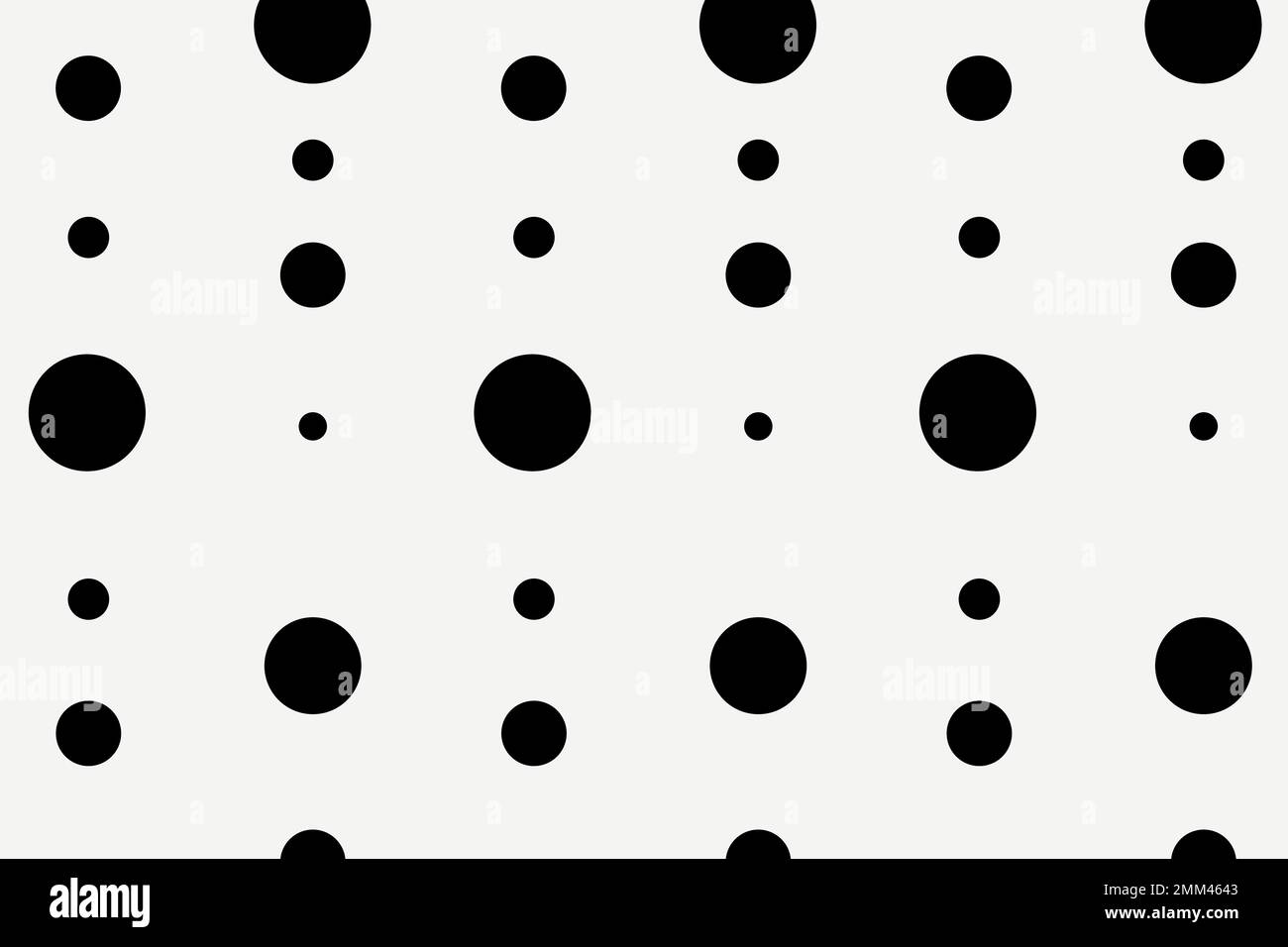 Abstract pattern background, polka dot in black and white vector Stock ...