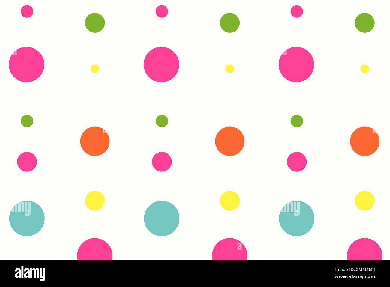 Colorful pattern background, cute polka dot in pink vector Stock Vector ...