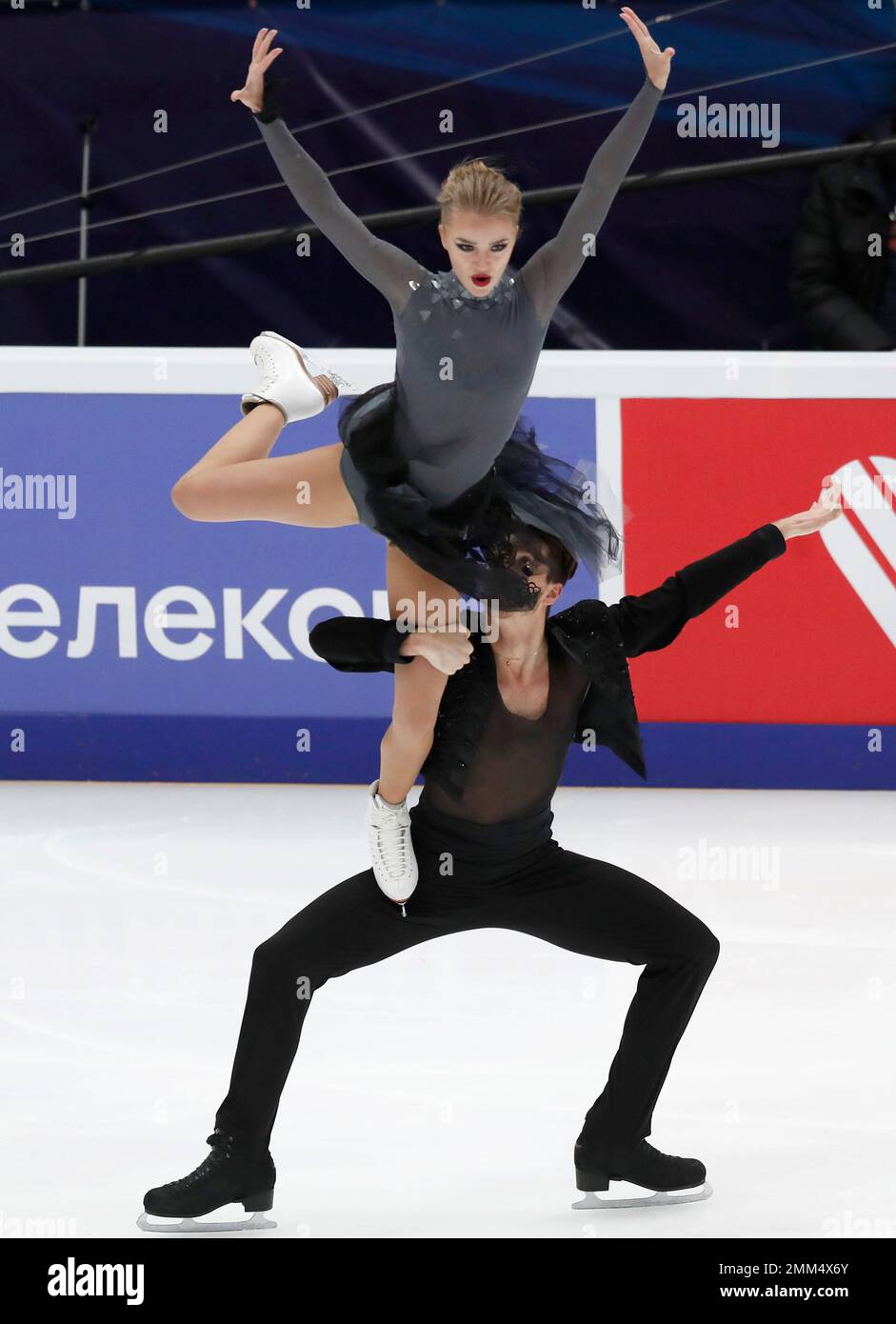 Alexandra Stepanova And Ivan Bukin Of Russia Skate During Their Ice ...