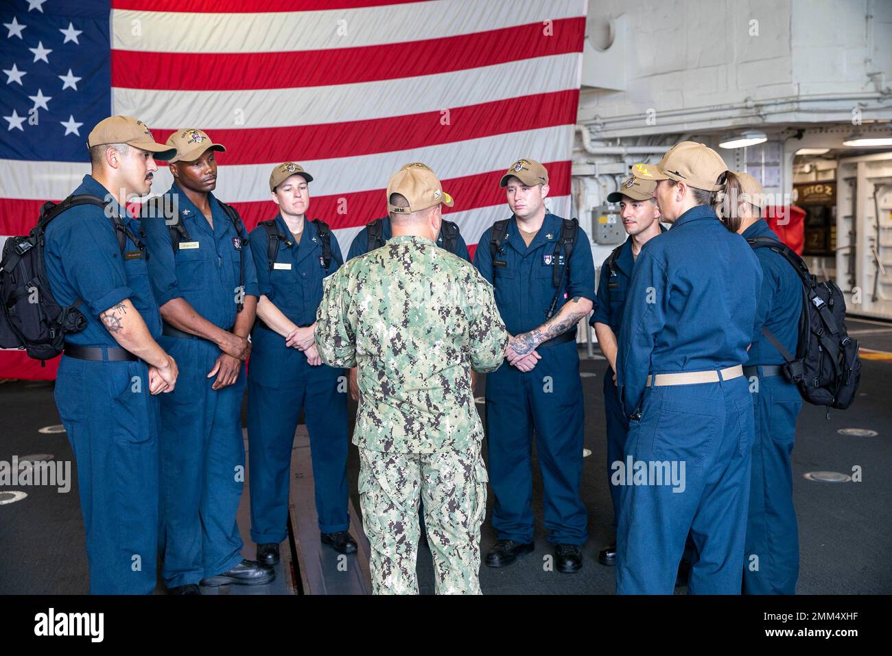 NAVAL BASE GUAM (Sept. 14, 2022) Rear Adm. Benjamin Nicholson