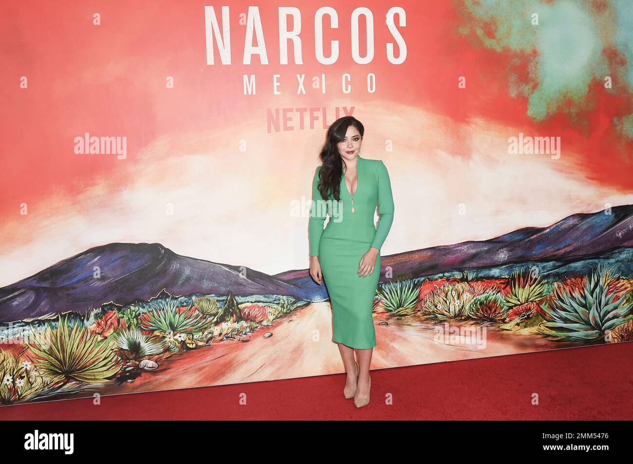 Alyssa Diaz attends Netflix's "Narcos: Mexico Season 1" premiere event