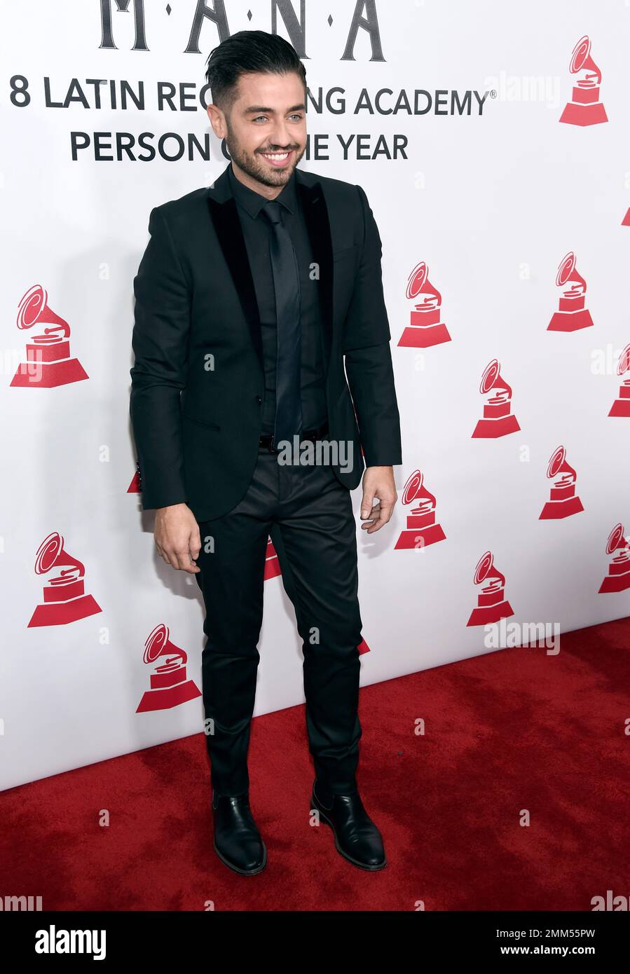 Borja Voces arrives at the Latin Recording Academy Person of the Year