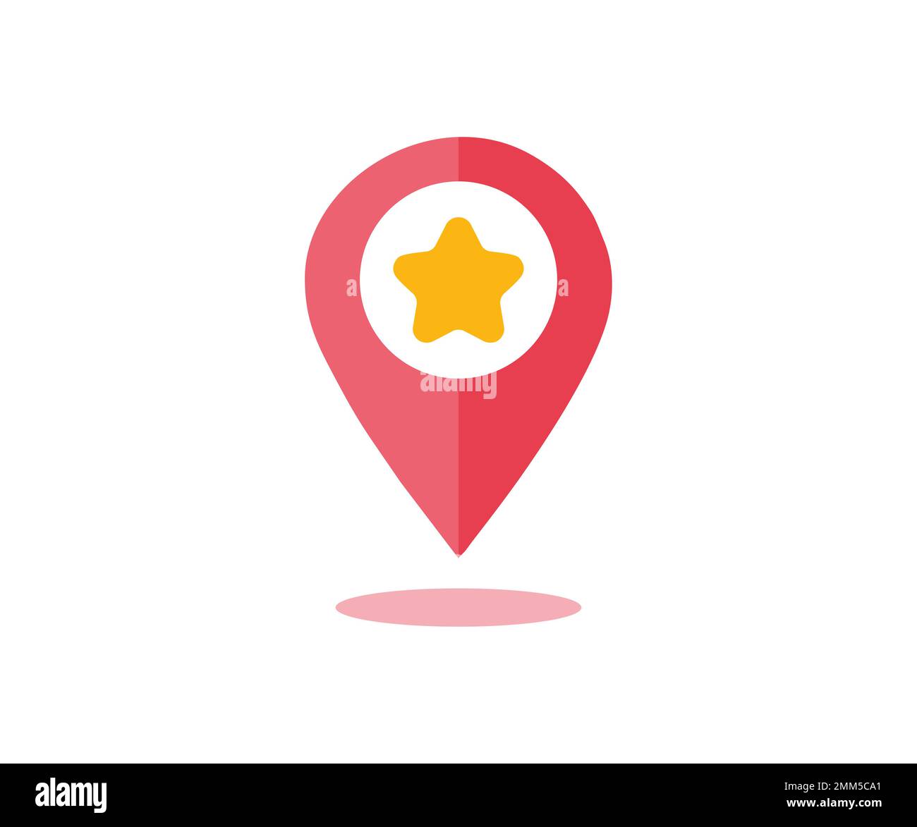 Map pointer, event location logo design. Date, Time, Address or Place Icon. Orientation around the city, the location of events and events vector. Stock Vector