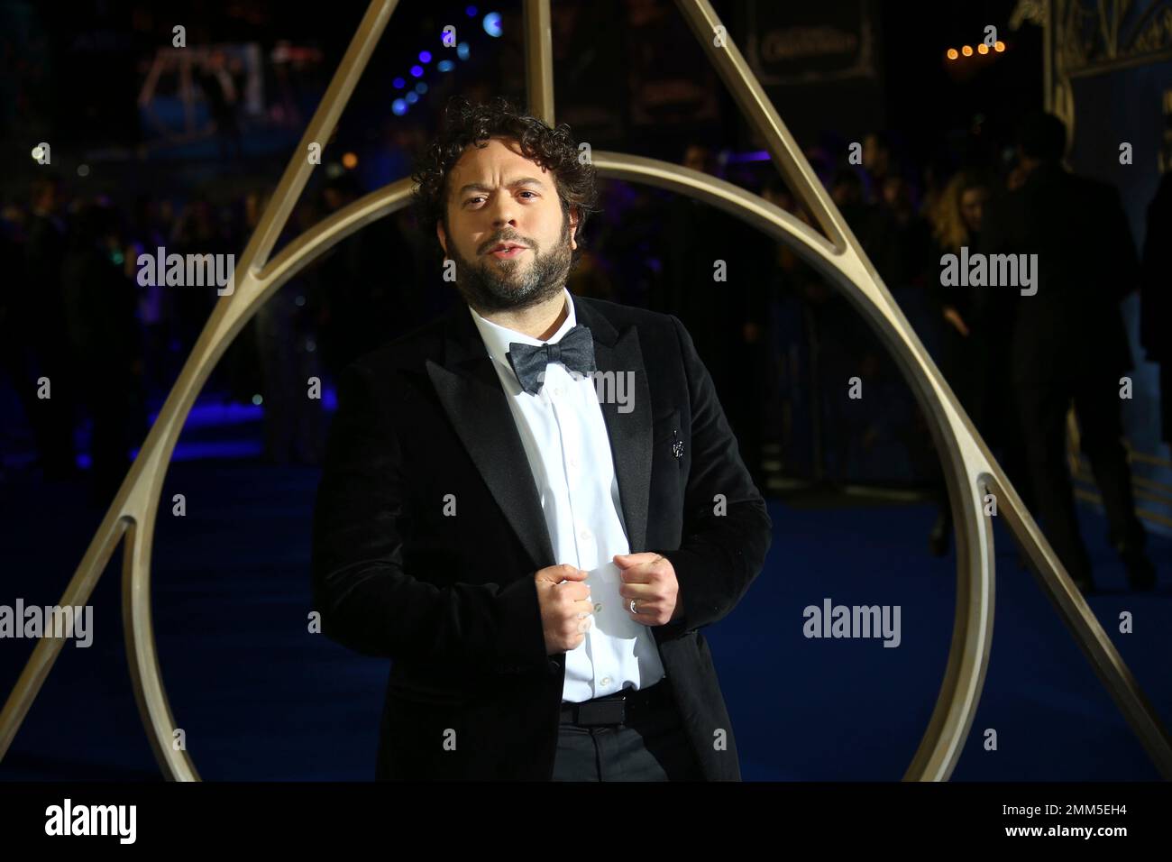 Actor Dan Fogler poses for photographers upon arrival at the premiere