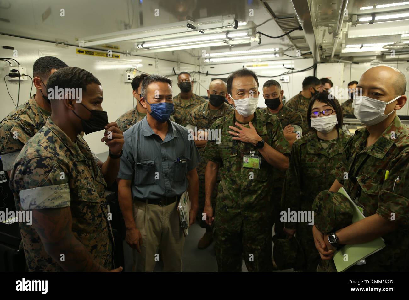 U.S. Marines with 3rd Sustainment Group (Experimental), 3rd Marine ...