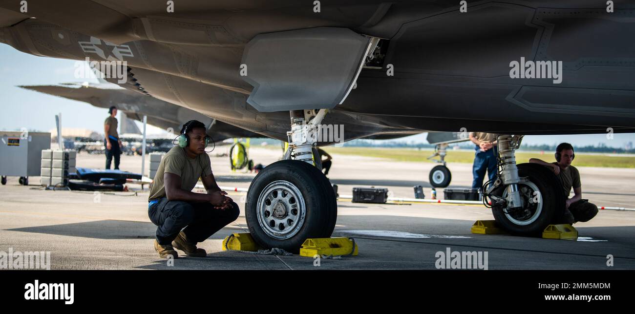 U.S. Airmen assigned to the 33rd Aircraft Maintenance Squadron, Eglin
