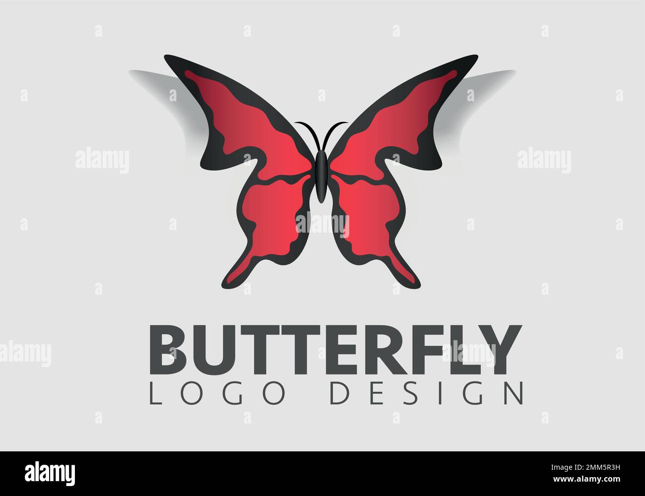 butterfly icon logo vector design template Stock Vector