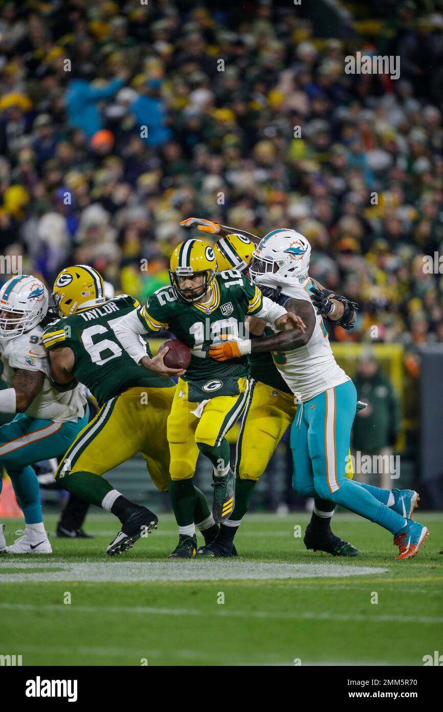 Green Bay Packers Aaron Rodgers during an NFL football game Sunday, Nov