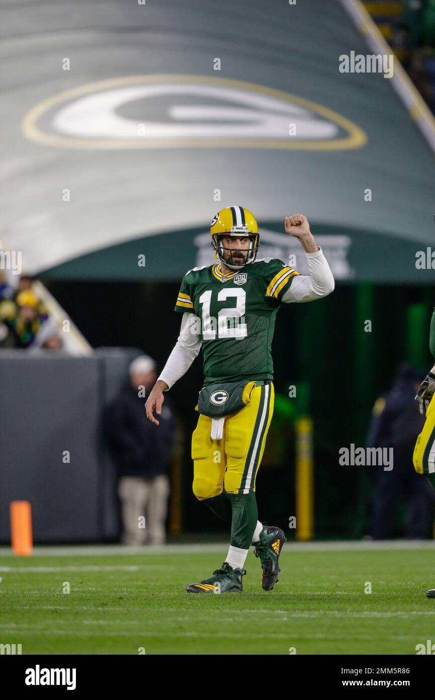 Green Bay Packers' Aaron Rodgers during an NFL football game Sunday