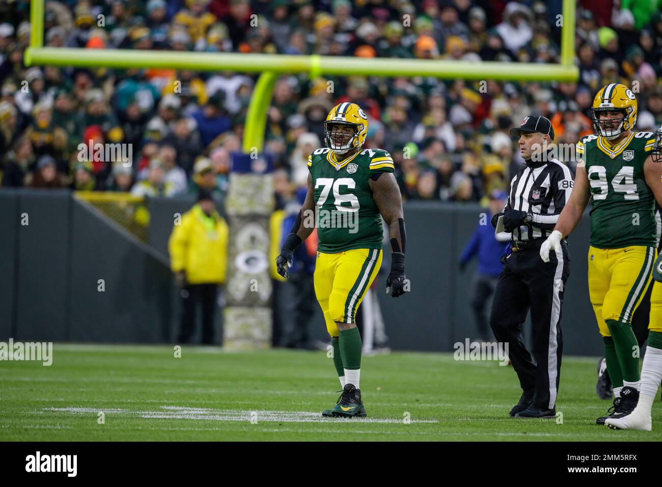 Green Bay Packers Mike Daniels (76) during an NFL football game Sunday, Nov. 11, 2018, in Green