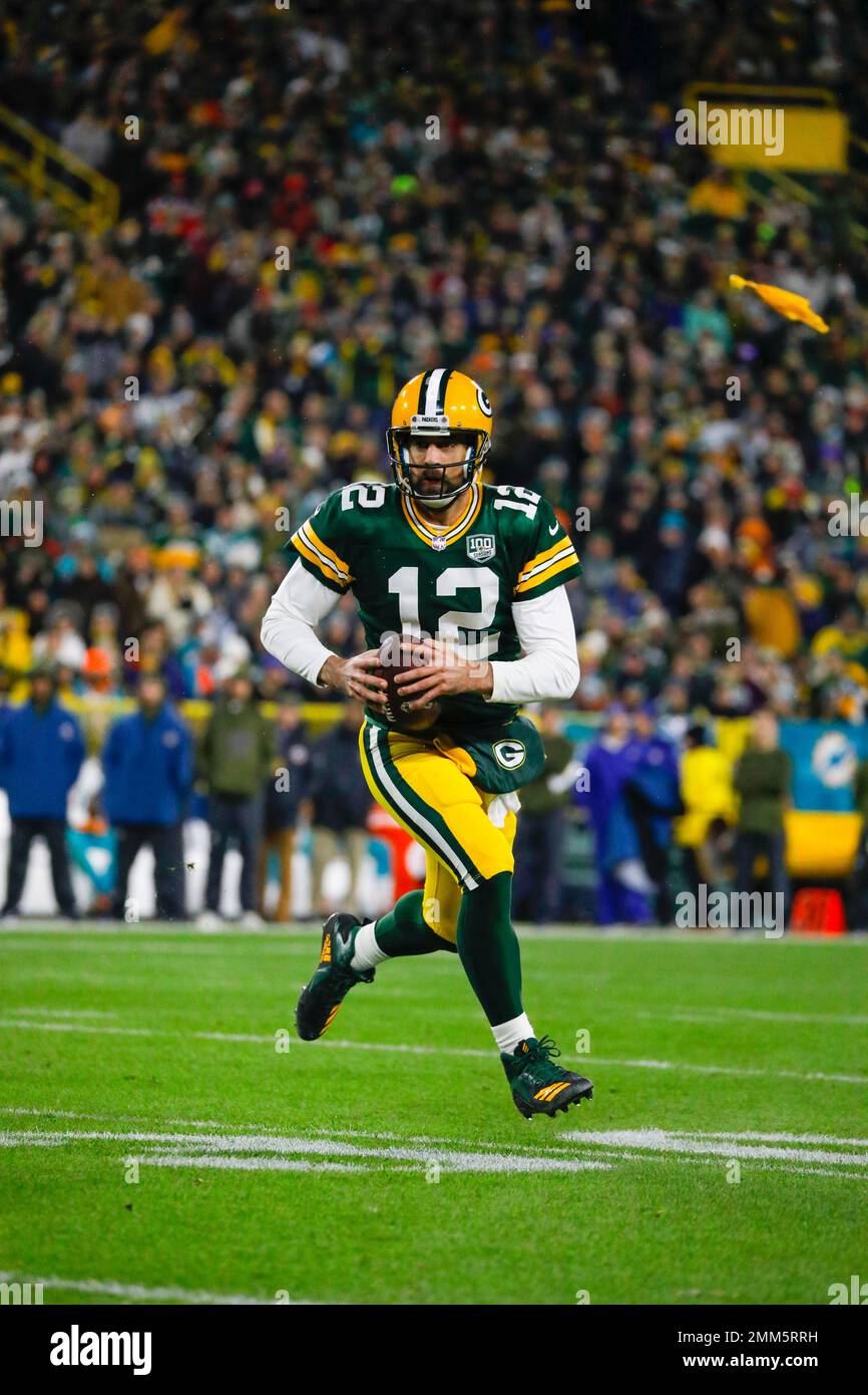 Green Bay Packers' Aaron Rodgers during an NFL football game Sunday