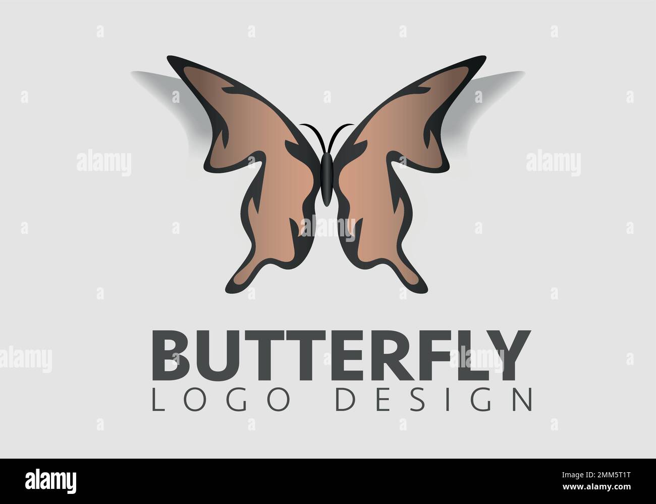 butterfly icon logo vector design template Stock Vector