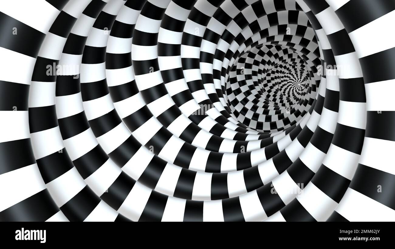 Abstract and optical illusion background Stock Photo