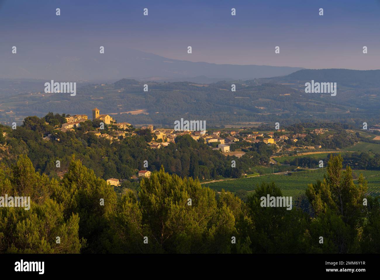 village Vinsobres in Drome Department, France Stock Photo - Alamy