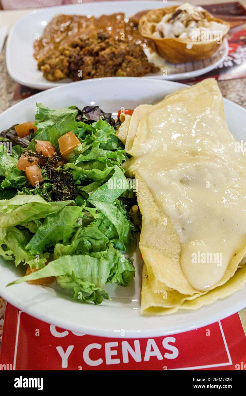 Savory shrimp crepes salad hires stock photography and images Alamy