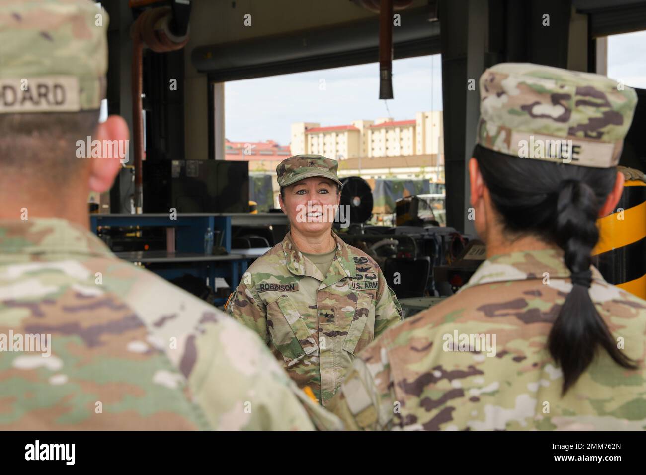 Brig. Gen. Lori Robinson, Deputy Commanding General of Support with 2nd ...
