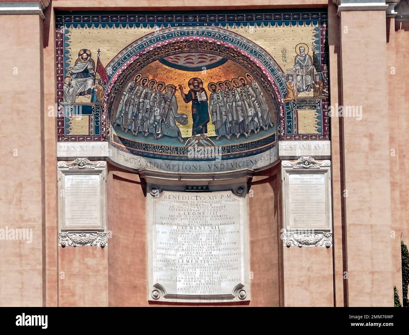 Roma Piazza San Giovanni in Laterano Triclinio Leonino Roma Piazza