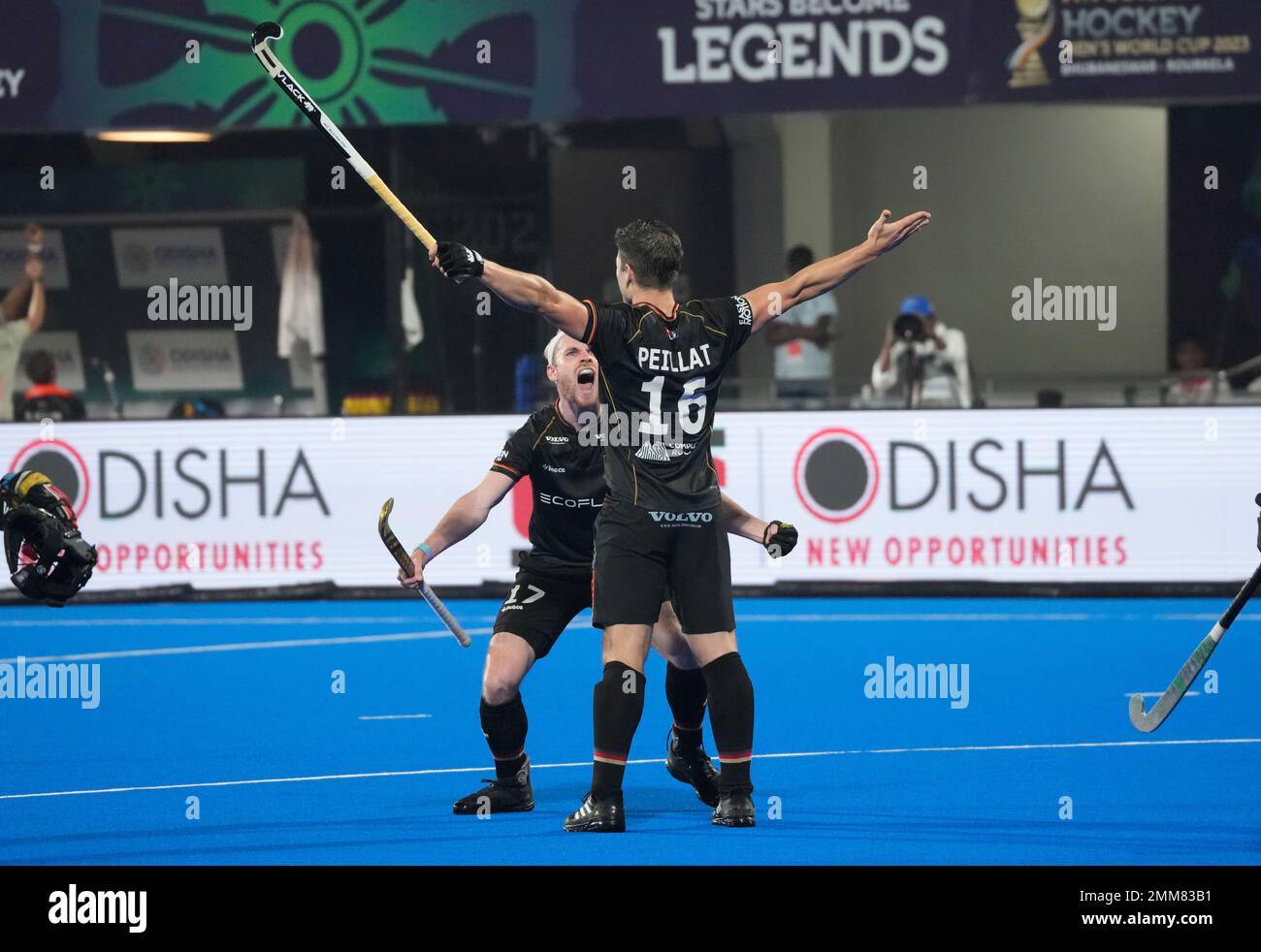 Germany team players celebrates after scoring goal during the Men's