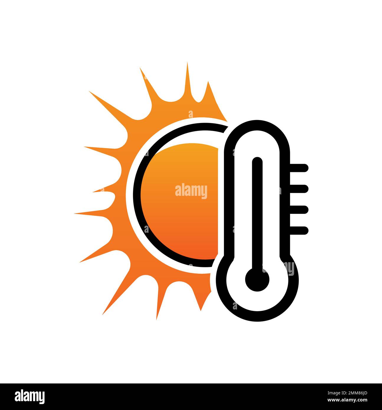 A vector illustration of Heat Wave Symbol Logo Icon in white background Stock Vector Image & Art