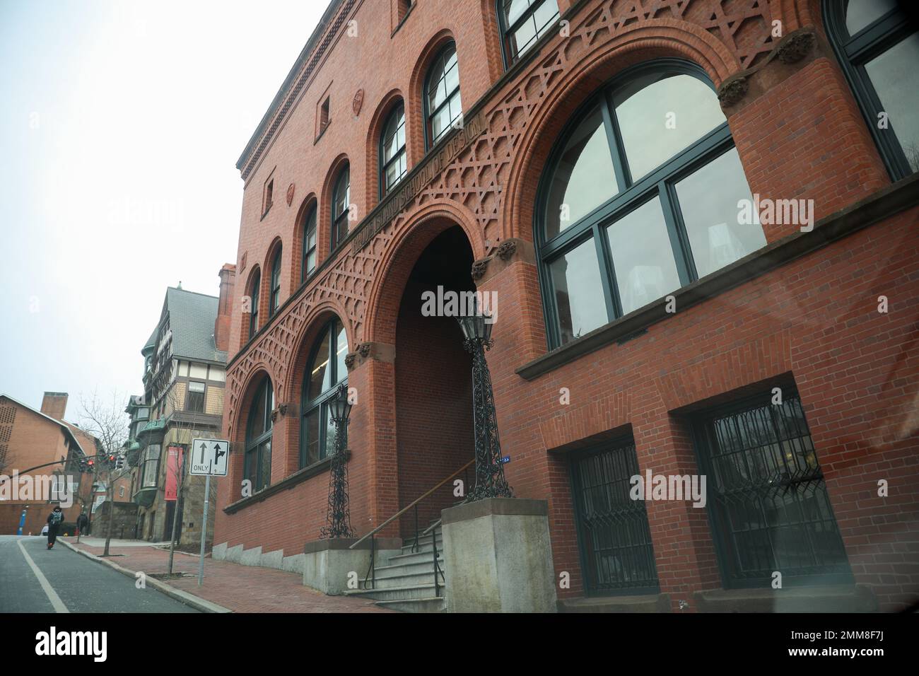 city buildings bricks and glasses Stock Photo