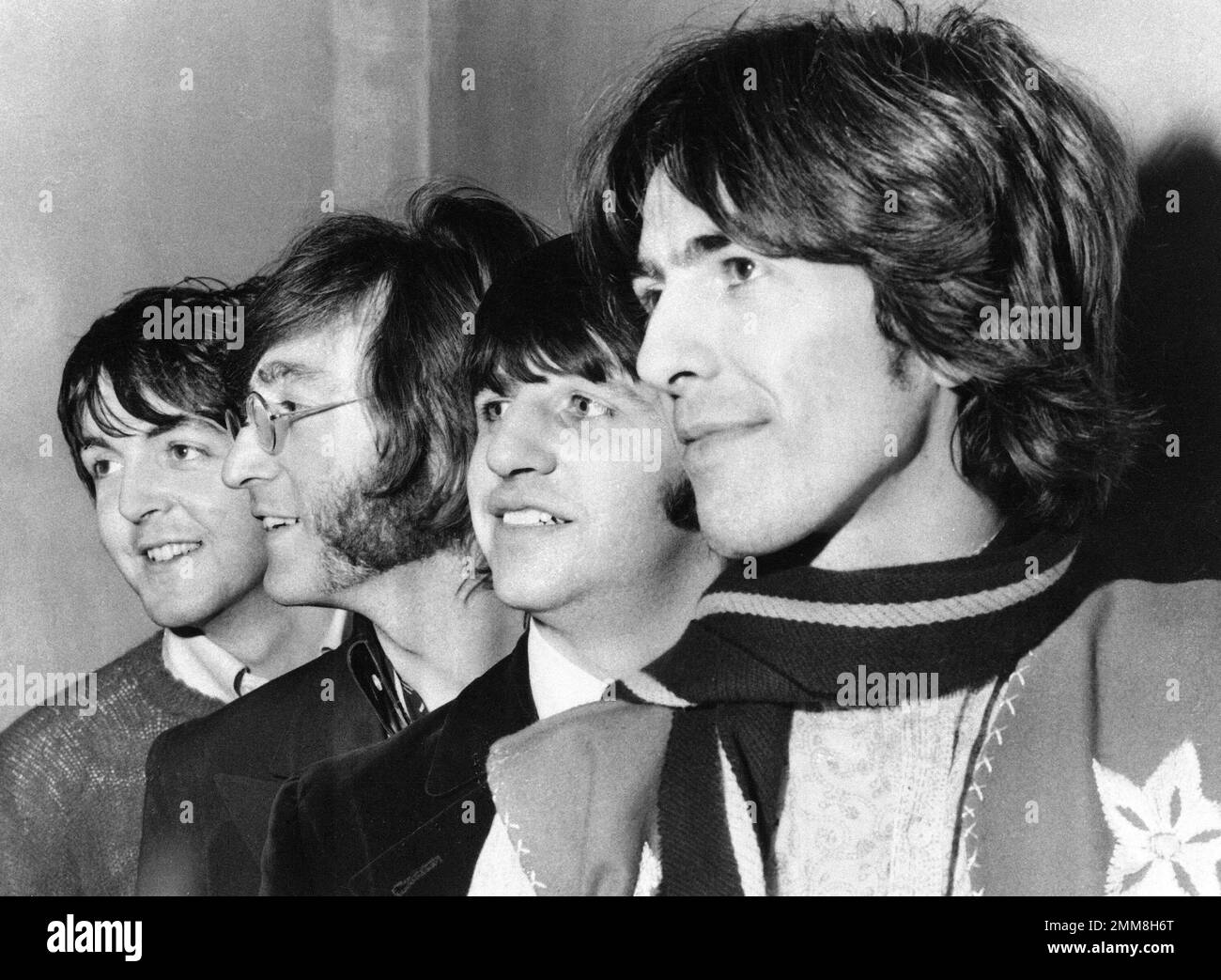 FILE This Feb. 28, 1968 file photo shows The Beatles, from left, Paul