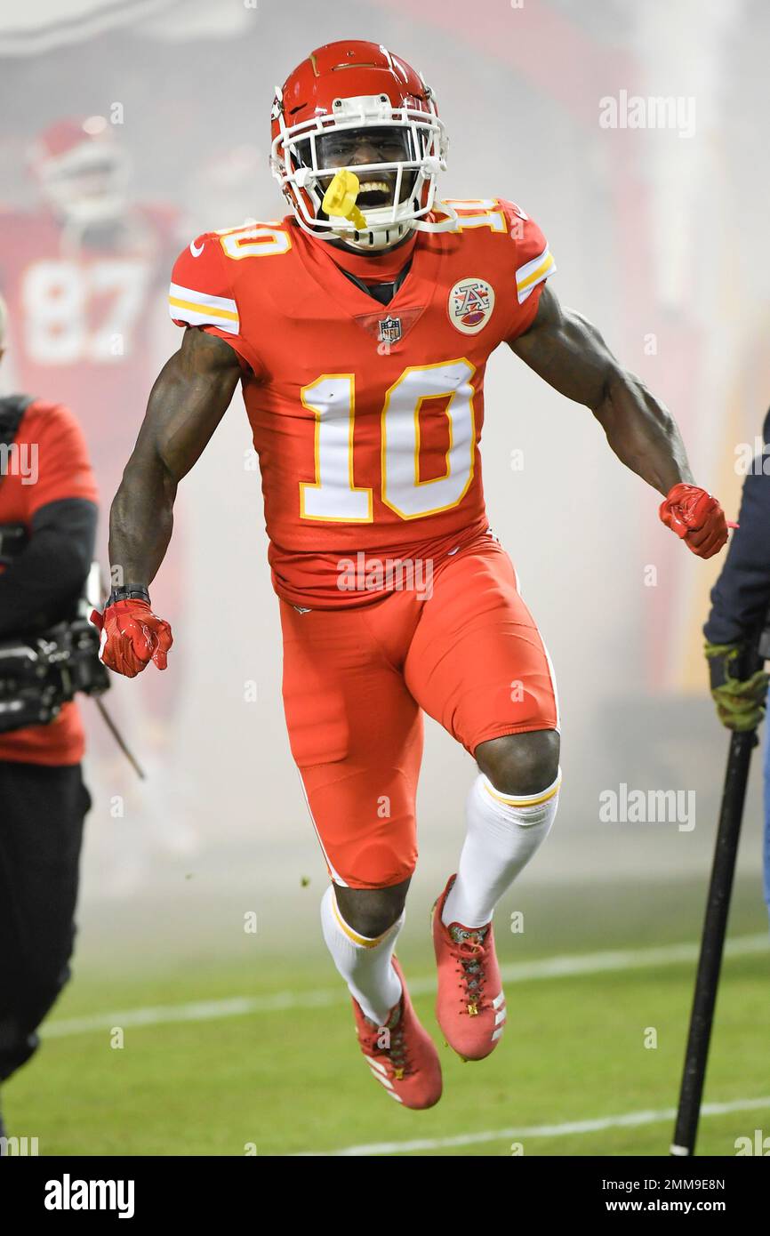 Tyreek Hill of the Kansas City Chiefs (10) during the first half of the Pro  Bowl NFL football game, Sunday, Feb. 6, 2022, in Las Vegas. (AP Photo/Rick  Scuteri Stock Photo - Alamy