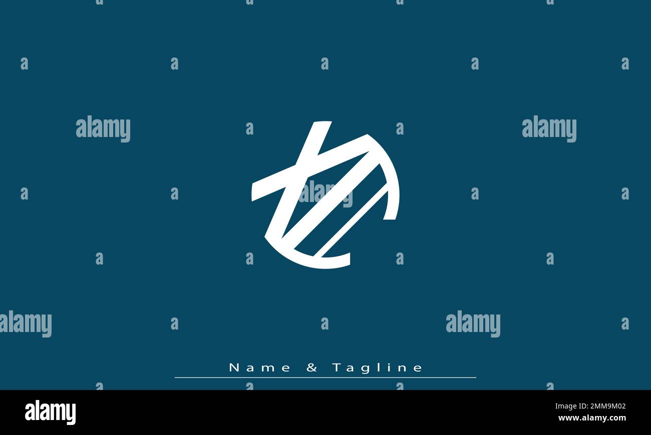 Alphabet letters Initials Monogram logo XA , AX Stock Vector